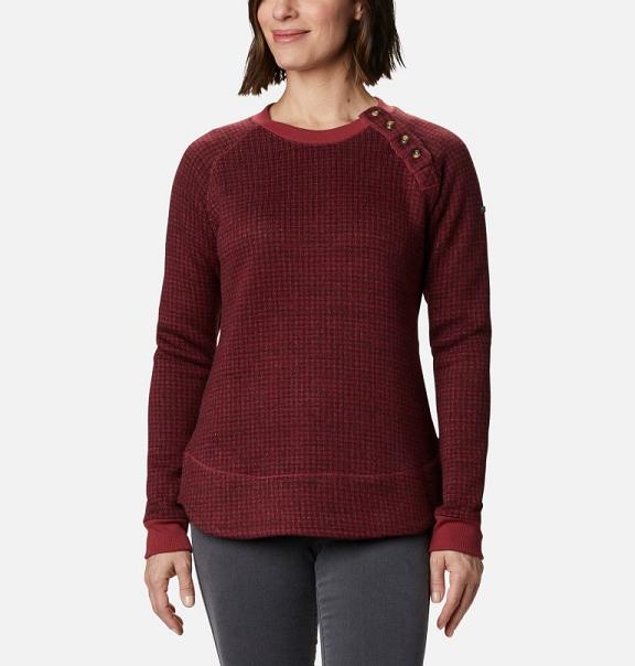Columbia Womens Sweaters UK Sale - Chillin Clothing Red UK-410437